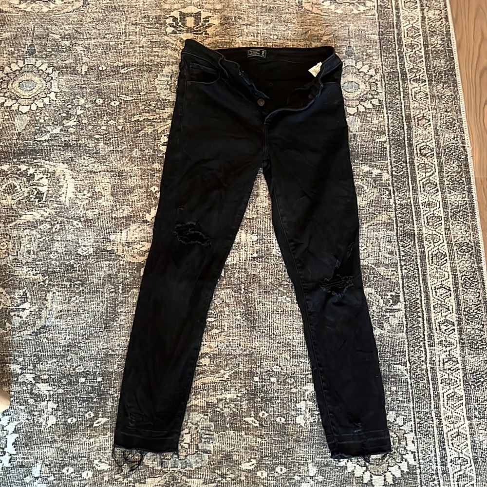 Abercrombie Simone High rise ankle jeans